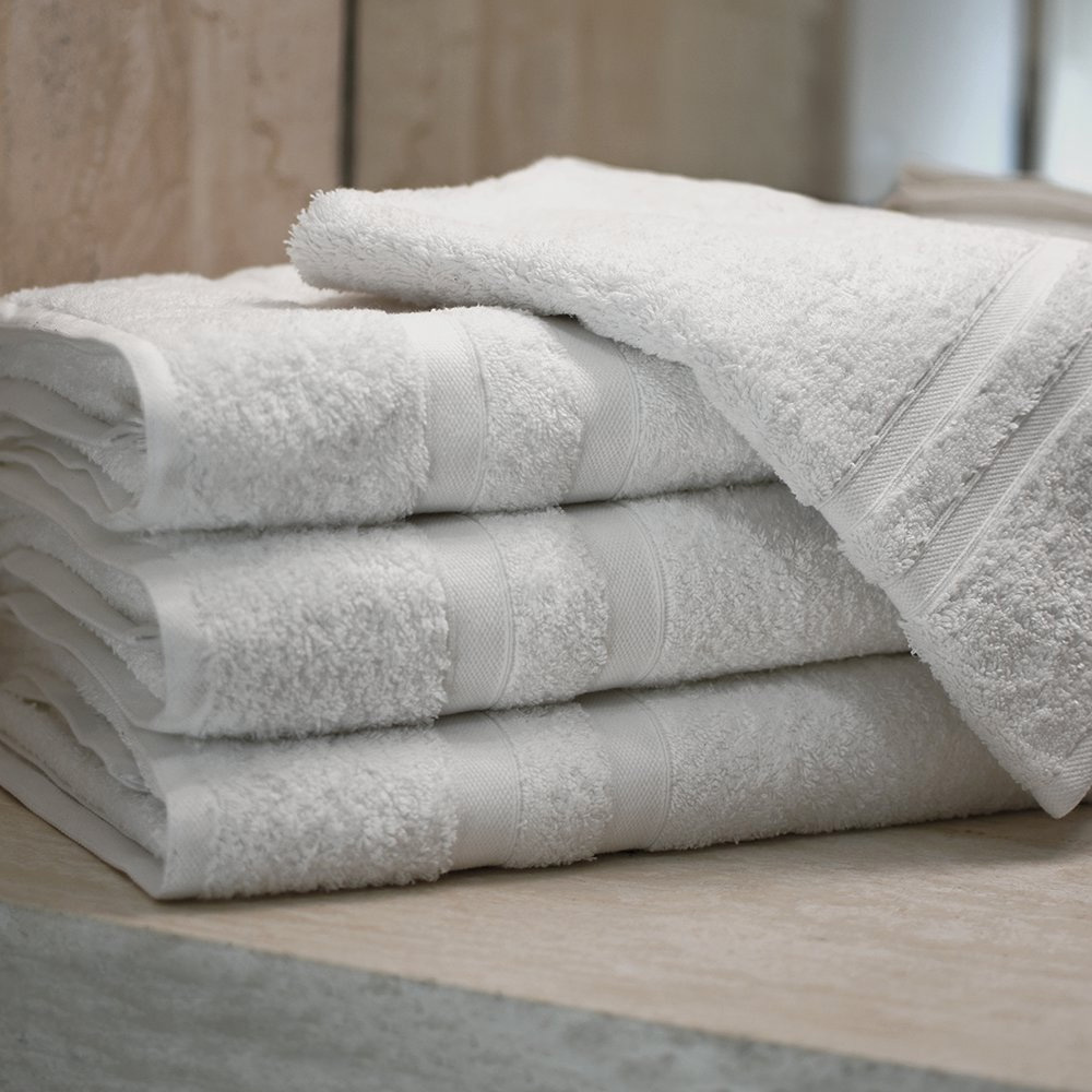 Toalla de Baño Blanca 380 grs 75×150 cm